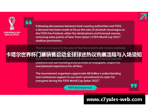 卡塔尔世界杯门票销售启动全球球迷热议购票流程与入场须知